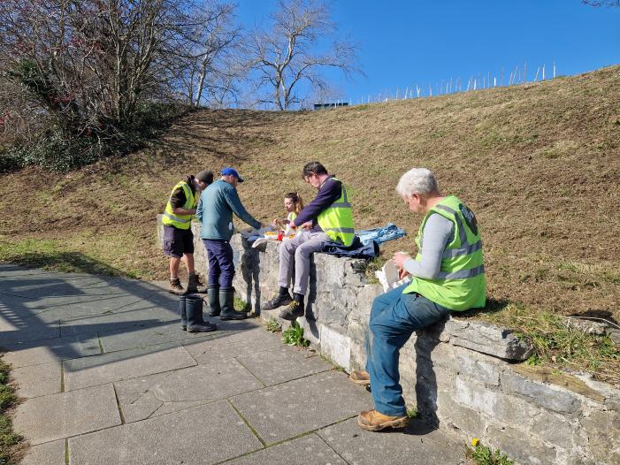 A well earned chippy lunch